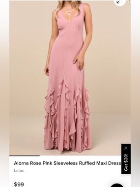 Lulus pink dress